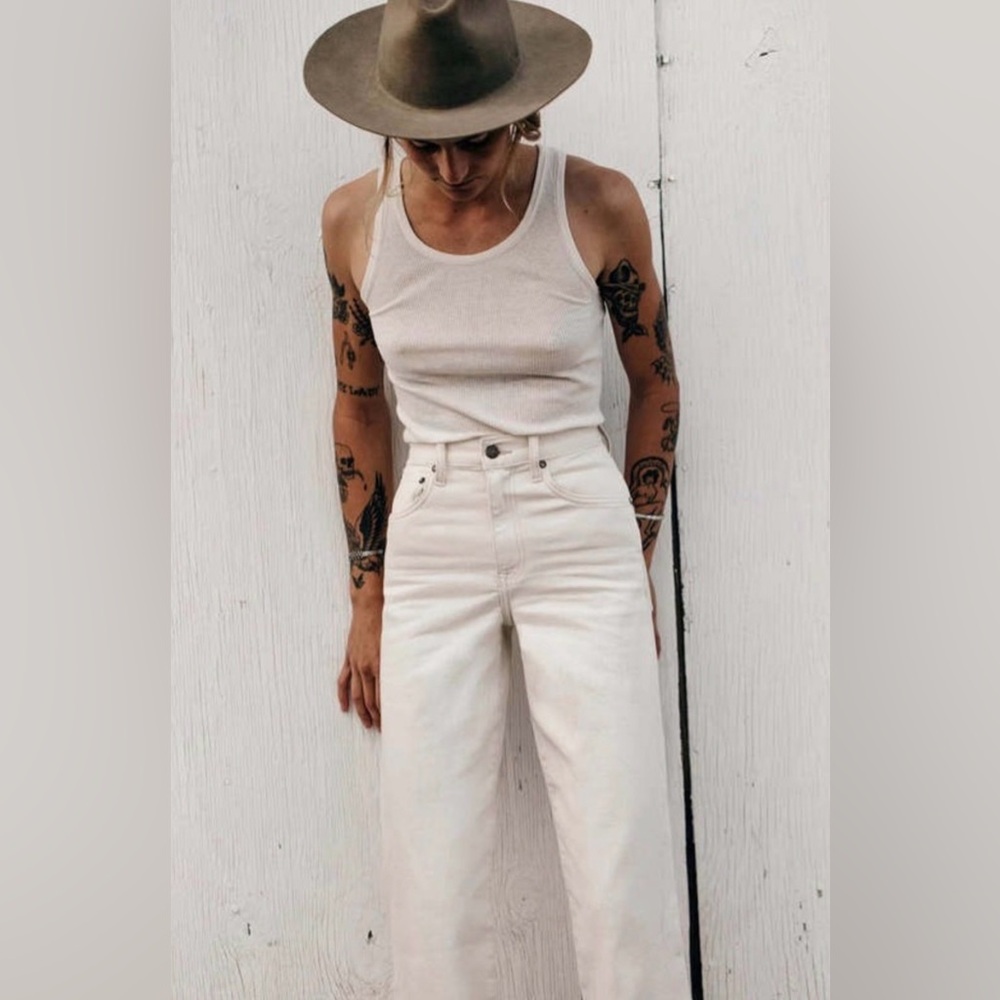 imogene + willie High-Rise White Skinny Jeans